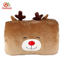 2016 nouveau style cerf en forme de peluche main chauffe oreiller